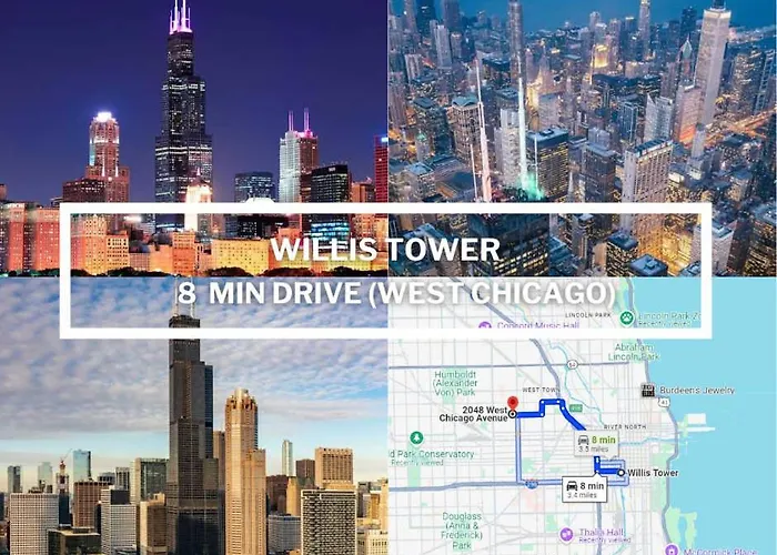 Large 4-bedroom Upscale W Rooftop Chicago